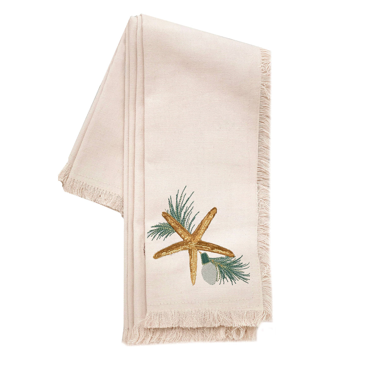 Holiday Starfish Napkins-Set of Four