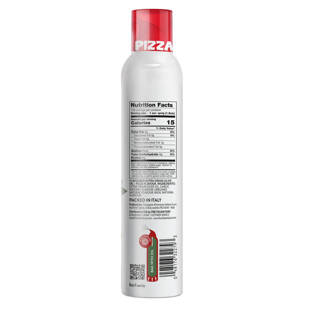 Mantova Pizza Spray, 8 oz
