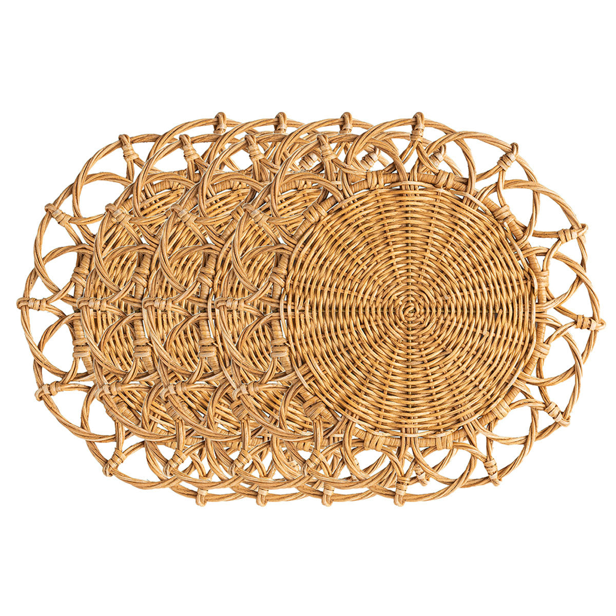Provence Rattan Placemat Set/4 - Natural