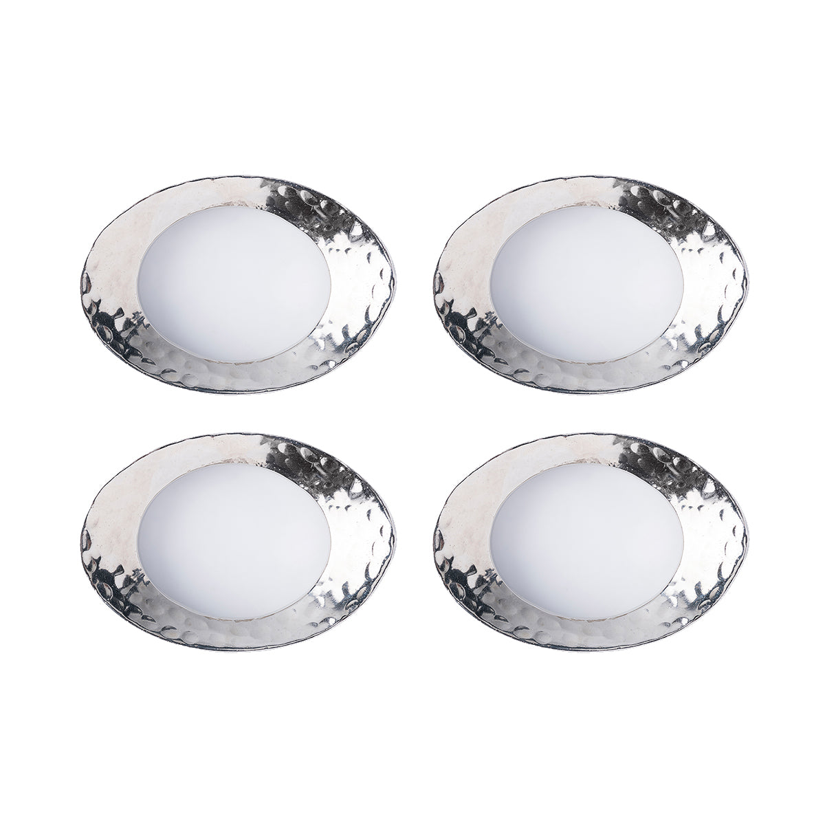 Puro Napkin Ring Set/4 - Silver