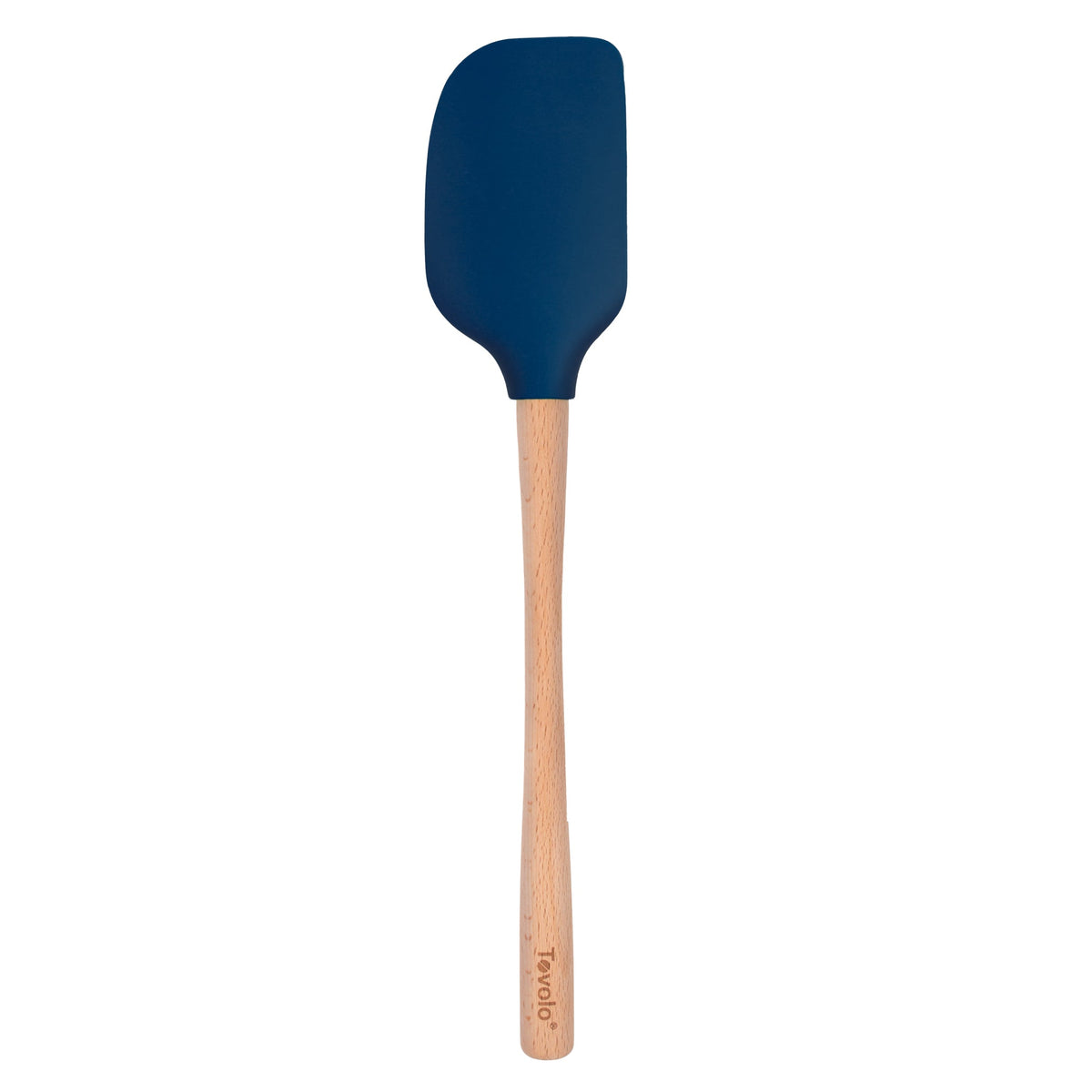 Wood Handled Spatula, Deep Indigo