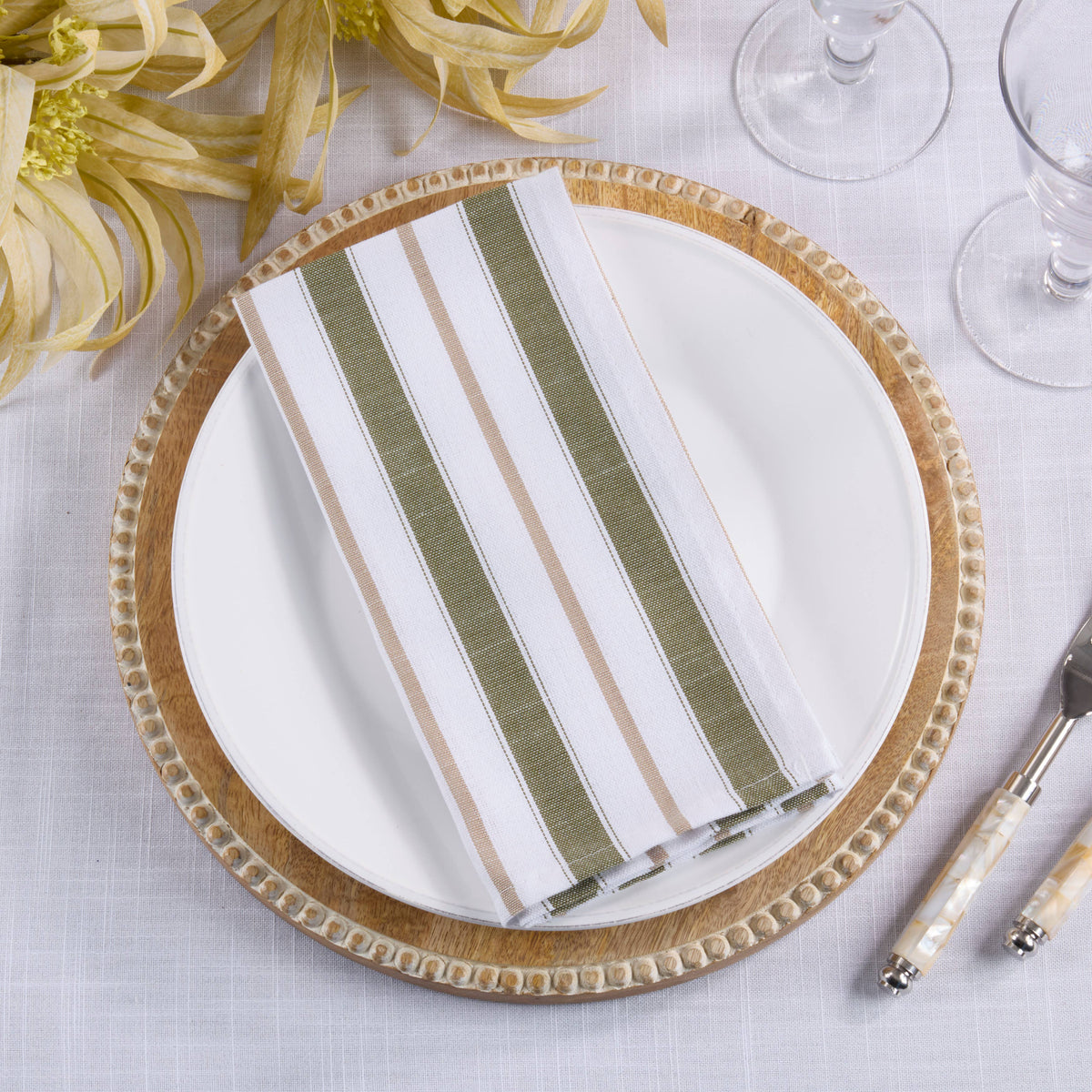 Modern Striped Cloth Napkin