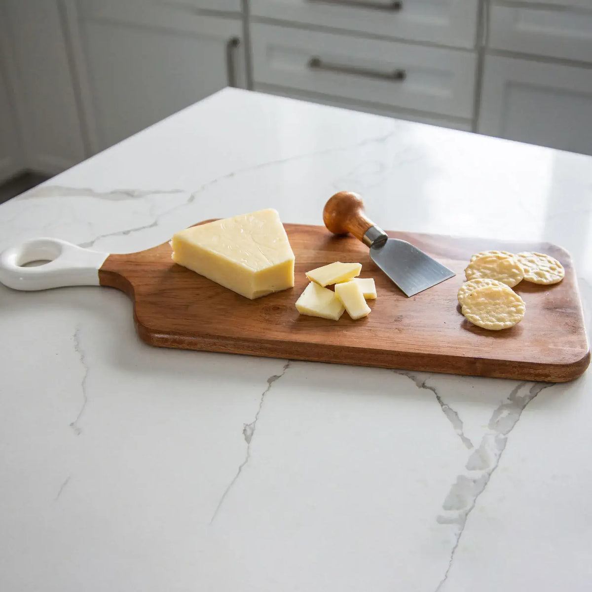 Jeanne Fitz Wood+White Collection Rectangle Charcuterie
