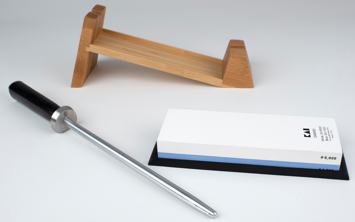 Shun 3 Pc Whetstone Sharpening System
