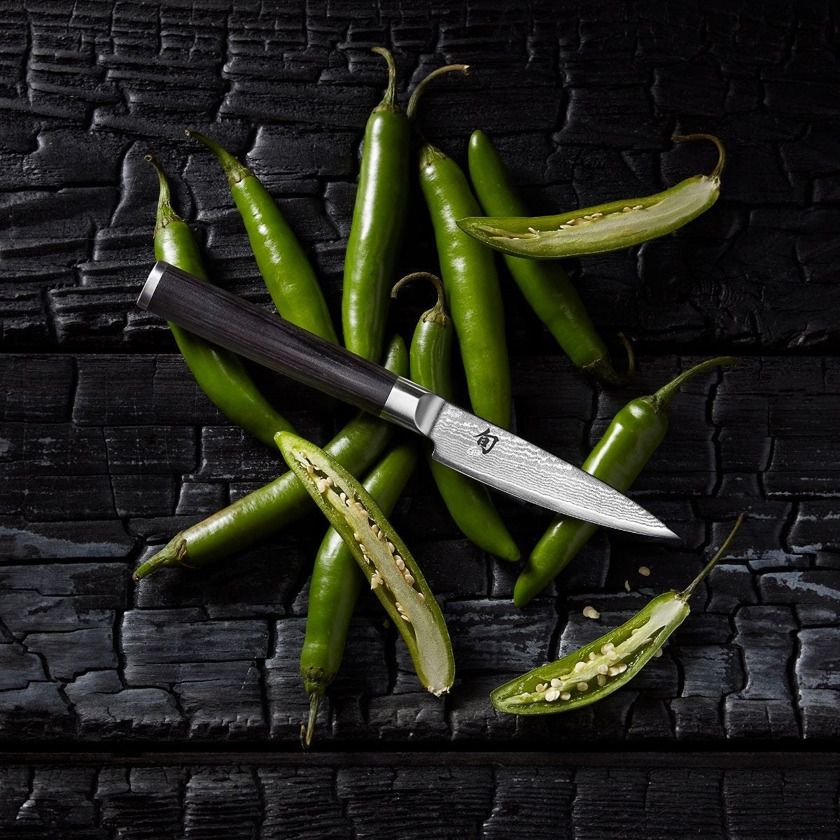 Shun Classic Blonde 3.5" Paring Knife — Ebony