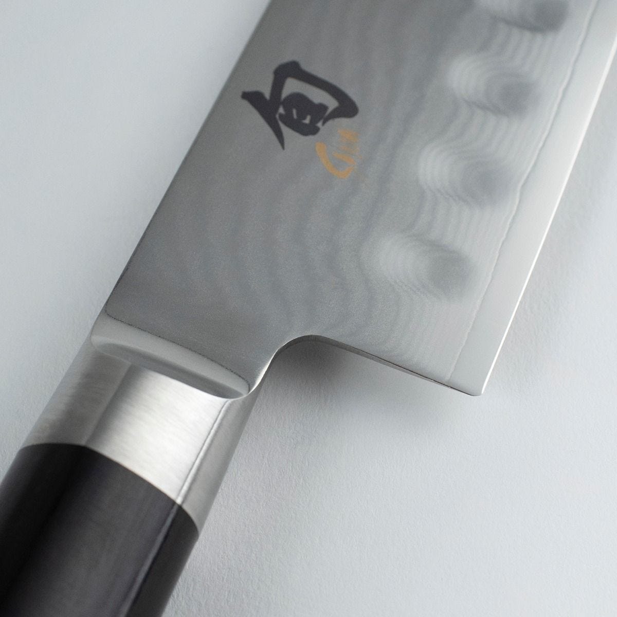 Shun Classic 7" Hollow Ground Santoku — Ebony