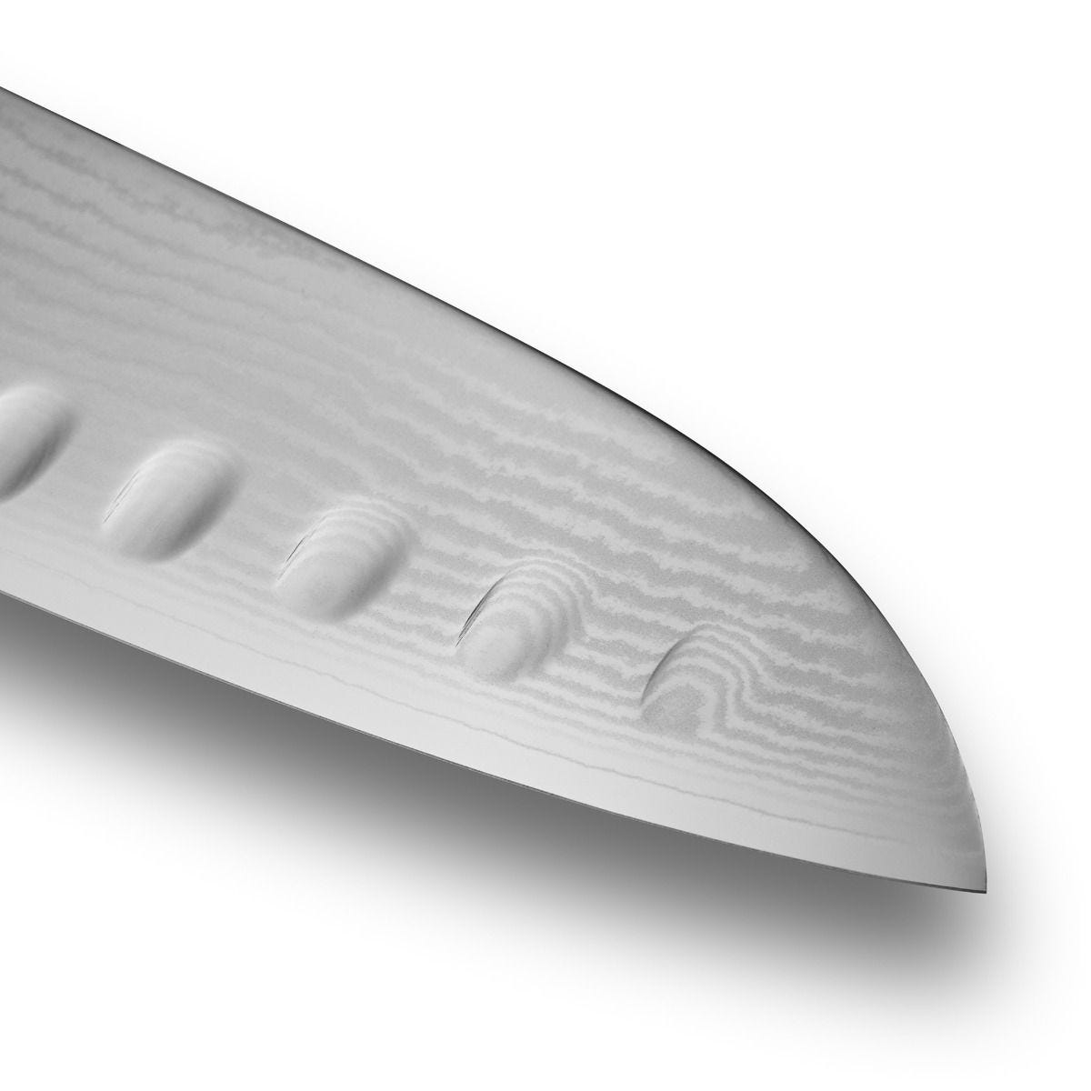 Shun Classic 7" Hollow Ground Santoku — Ebony