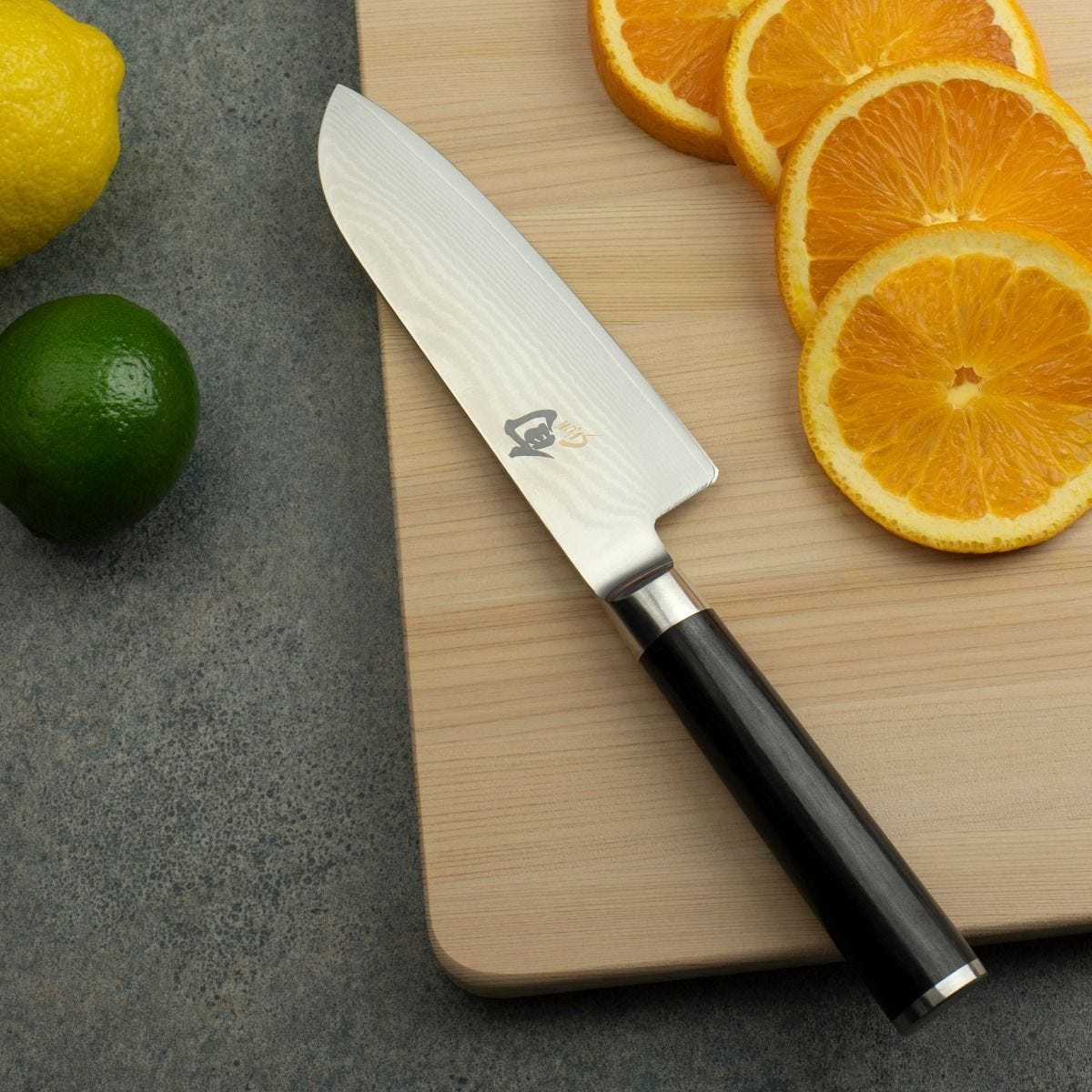 Shun Classic Blonde 5.5" Santoku — Ebony