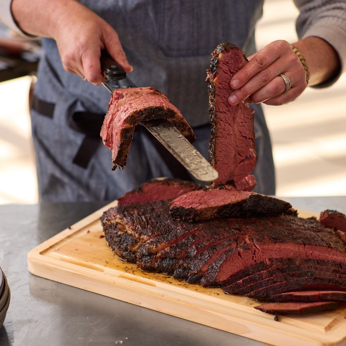 Shun Classic 12" Hollow Ground Brisket Knife — Ebony