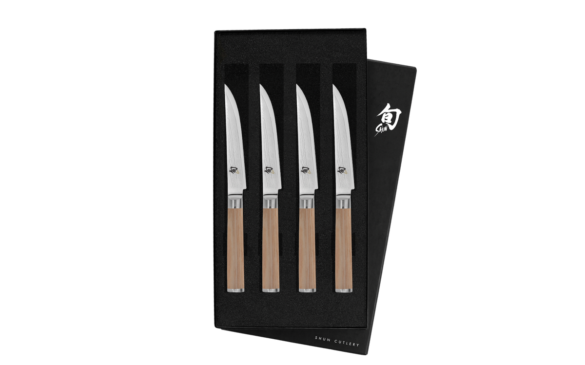 Shun Classic Blonde 4-Piece Steak Knife Set — Blonde