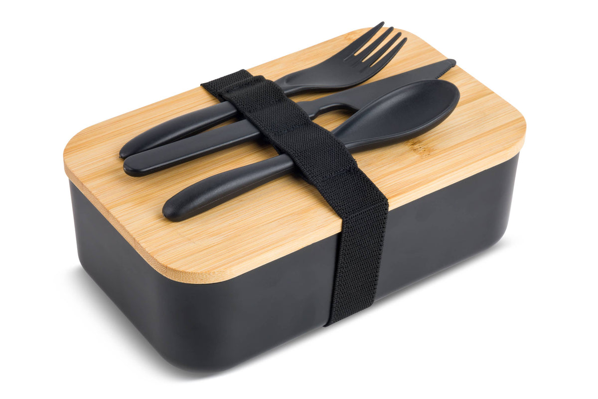 33.8oz Bento Box w/ Utensils - Onyx