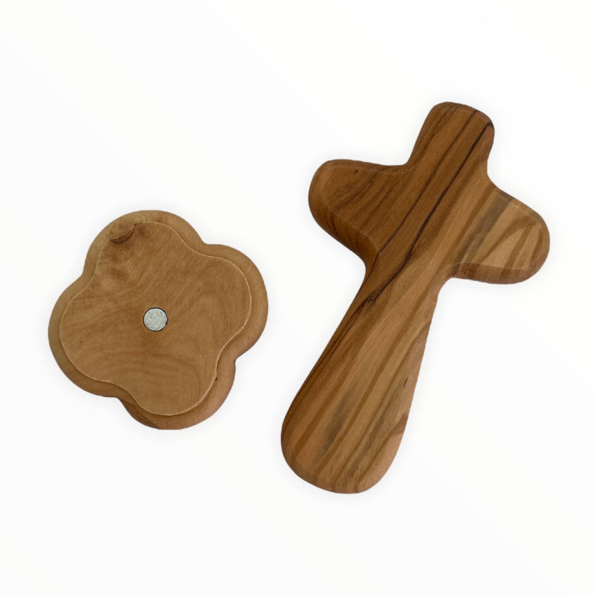 Standing Olive Wood Comfort Cross- from the Holy Land