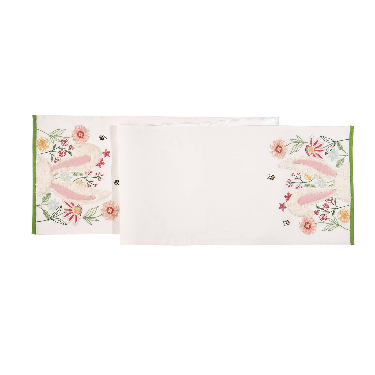 Easter Hello Spring Bunny Ears Table Runner