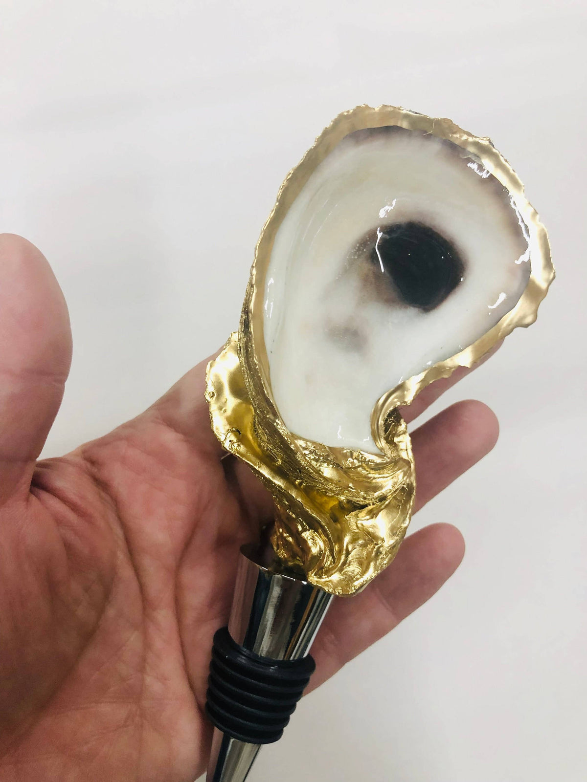 Oyster Shell Wine Stopper