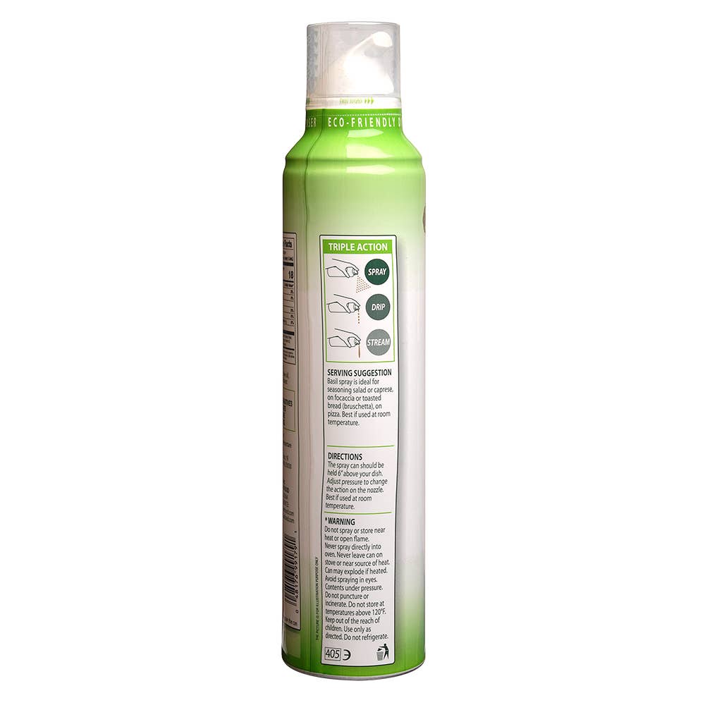 Mantova Basil Extra Virgin Olive Oil Spray, 8 oz.