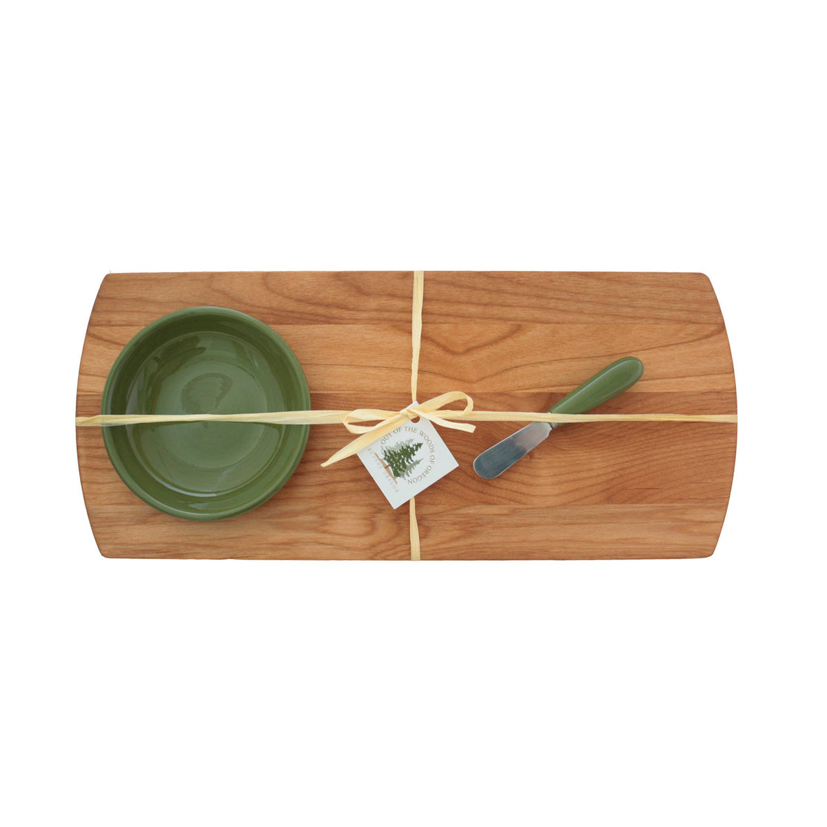 Olive Green Cheese Ball Serving Board