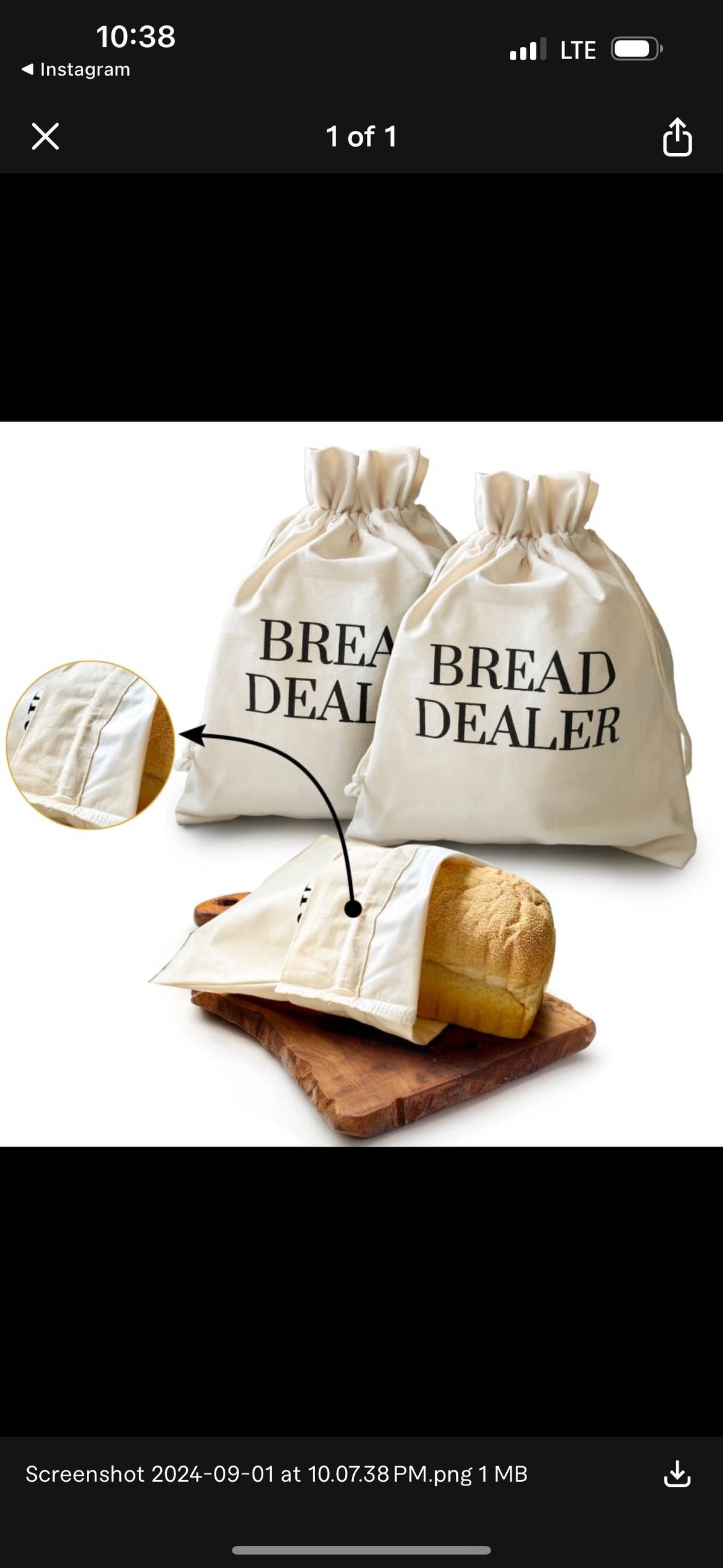 Reusable Bread Bag, Sourdough Supplies, Baking Accessories
