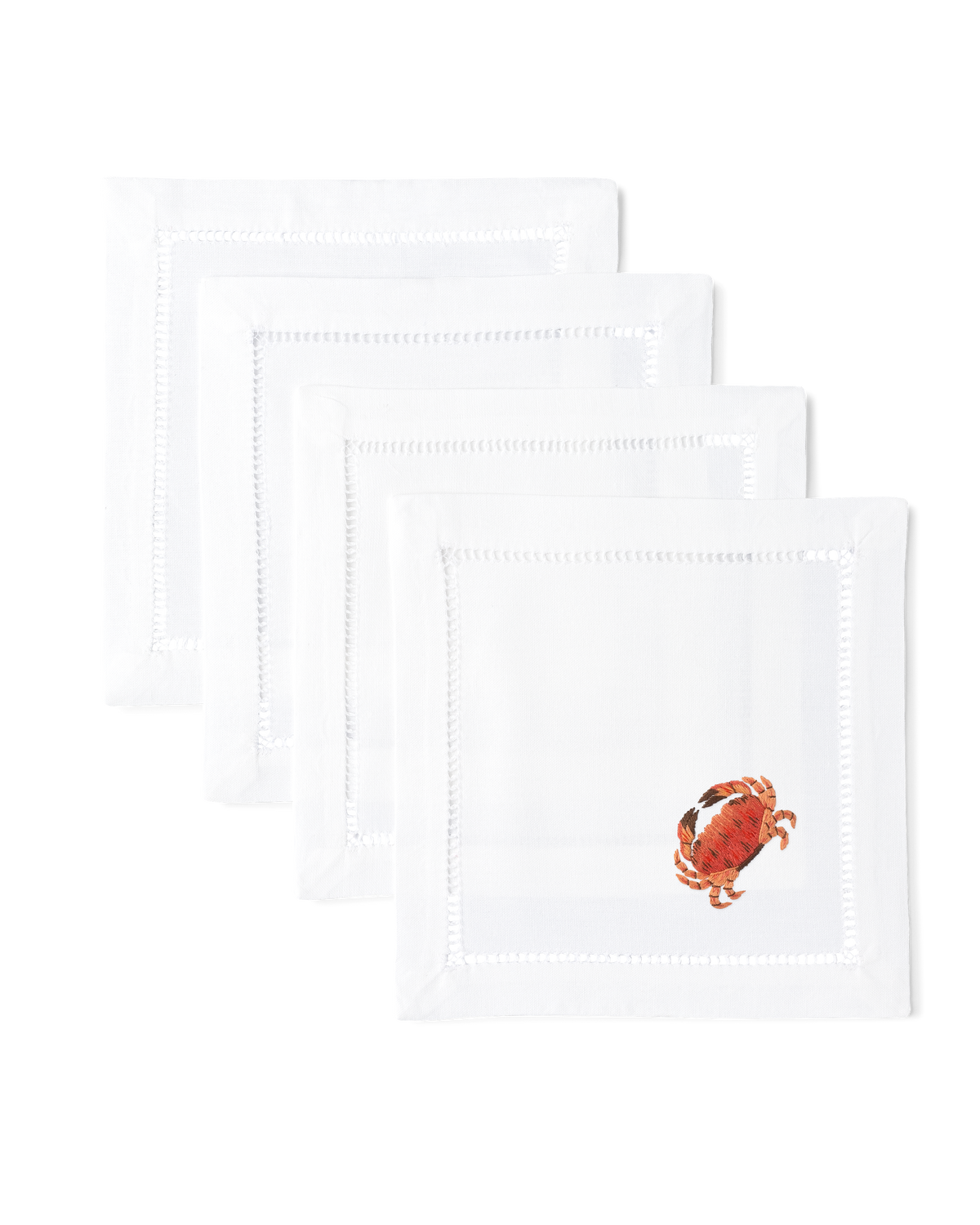 Crab Modern Cocktail Napkins