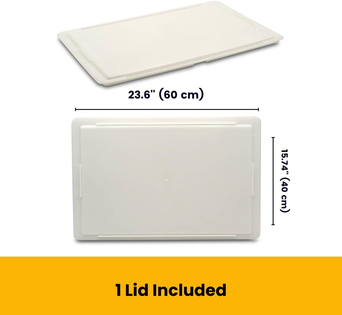 L'Oro Del Sud, Dough Proofing Box (2 Pack + Lid), White