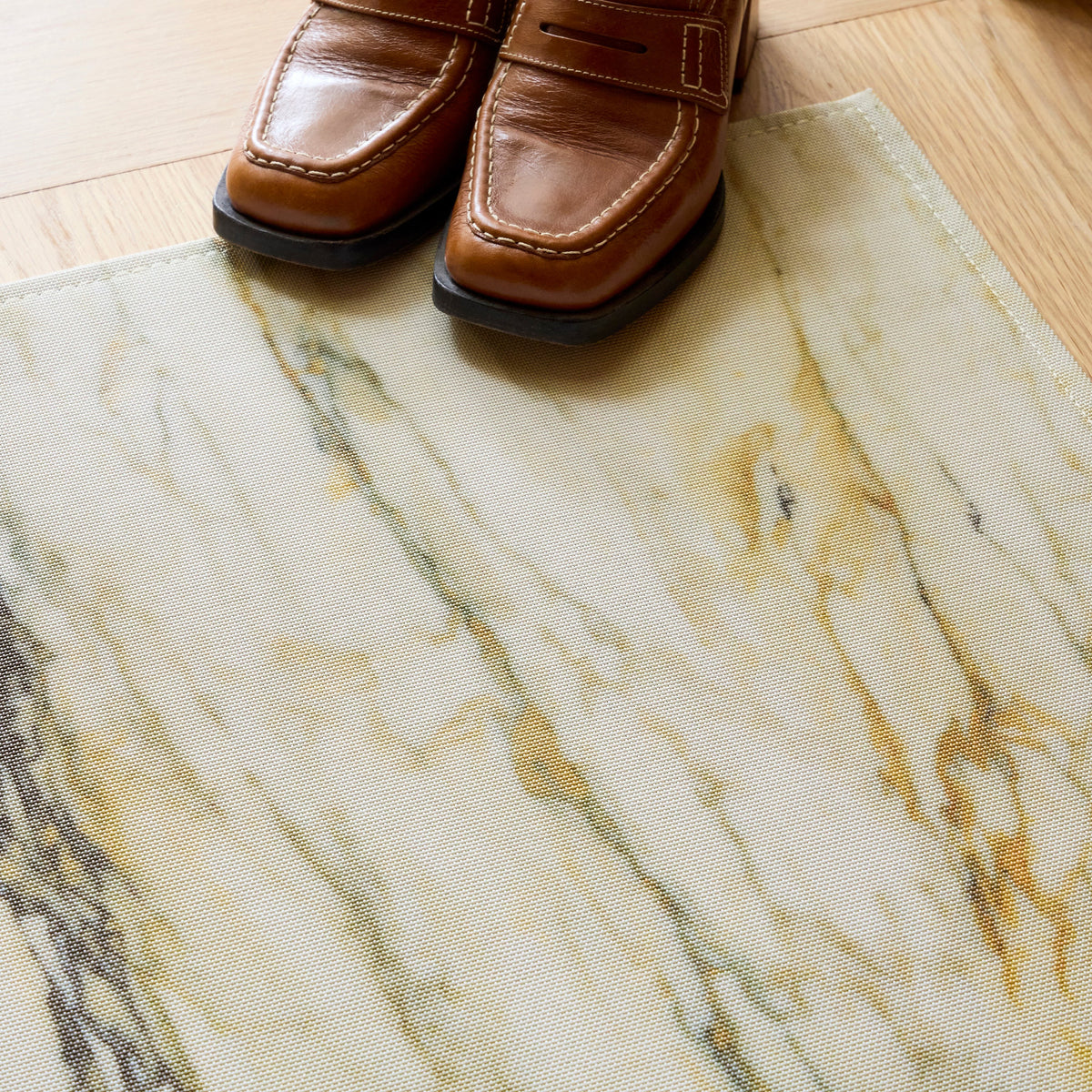 Marble Rugs- Gold