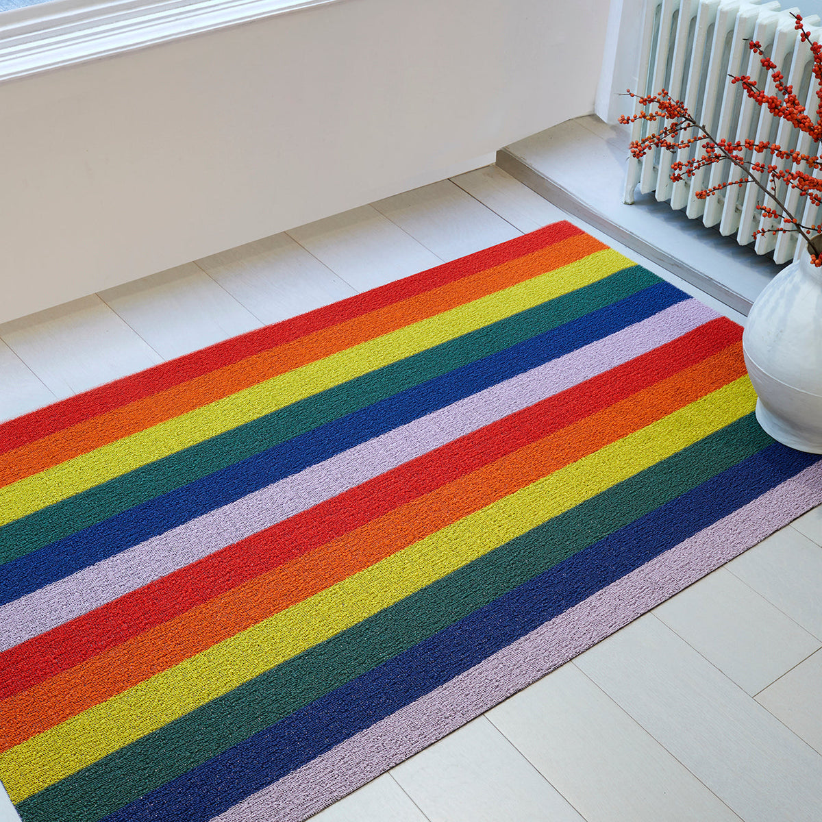 Pride Stripe Shag Mats - Multi
