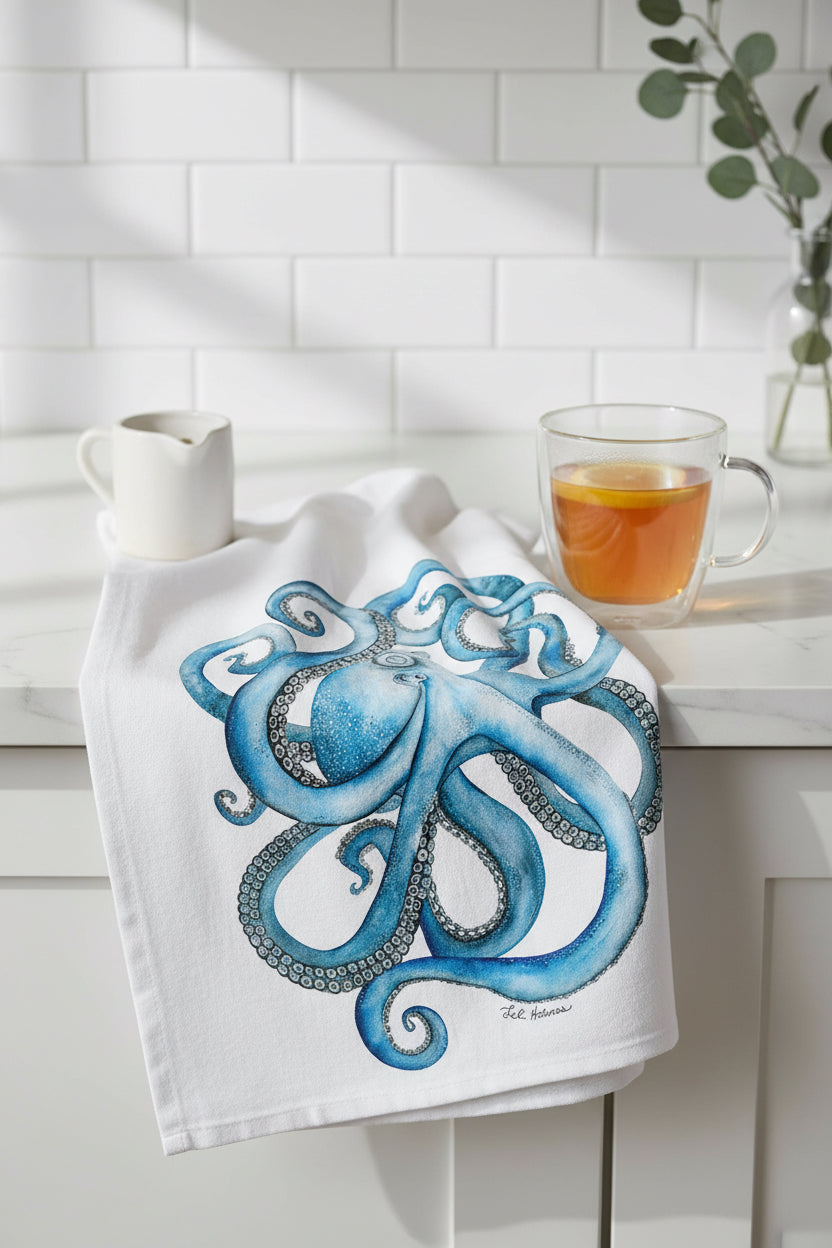 Octopus Tea Towel — photo 3