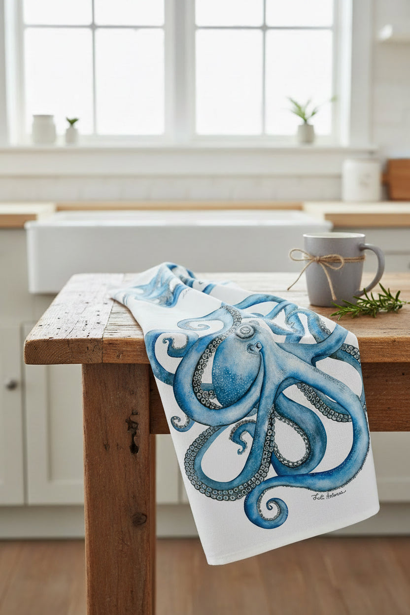 Octopus Tea Towel — photo 2