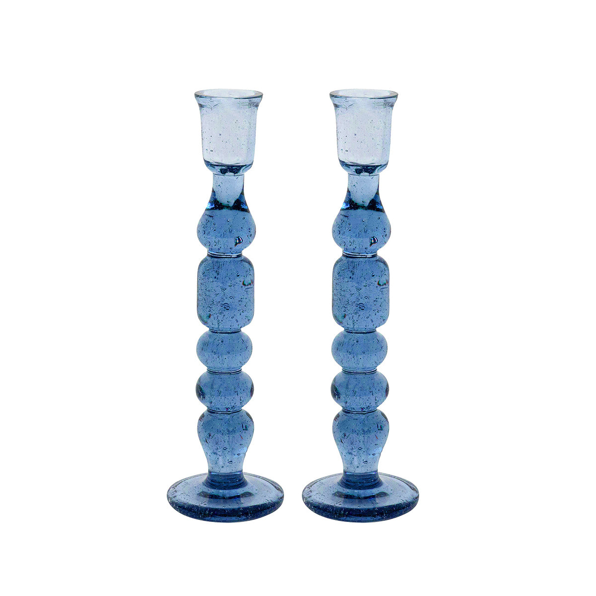 Provence 9" Candlestick Set/2 Chambray