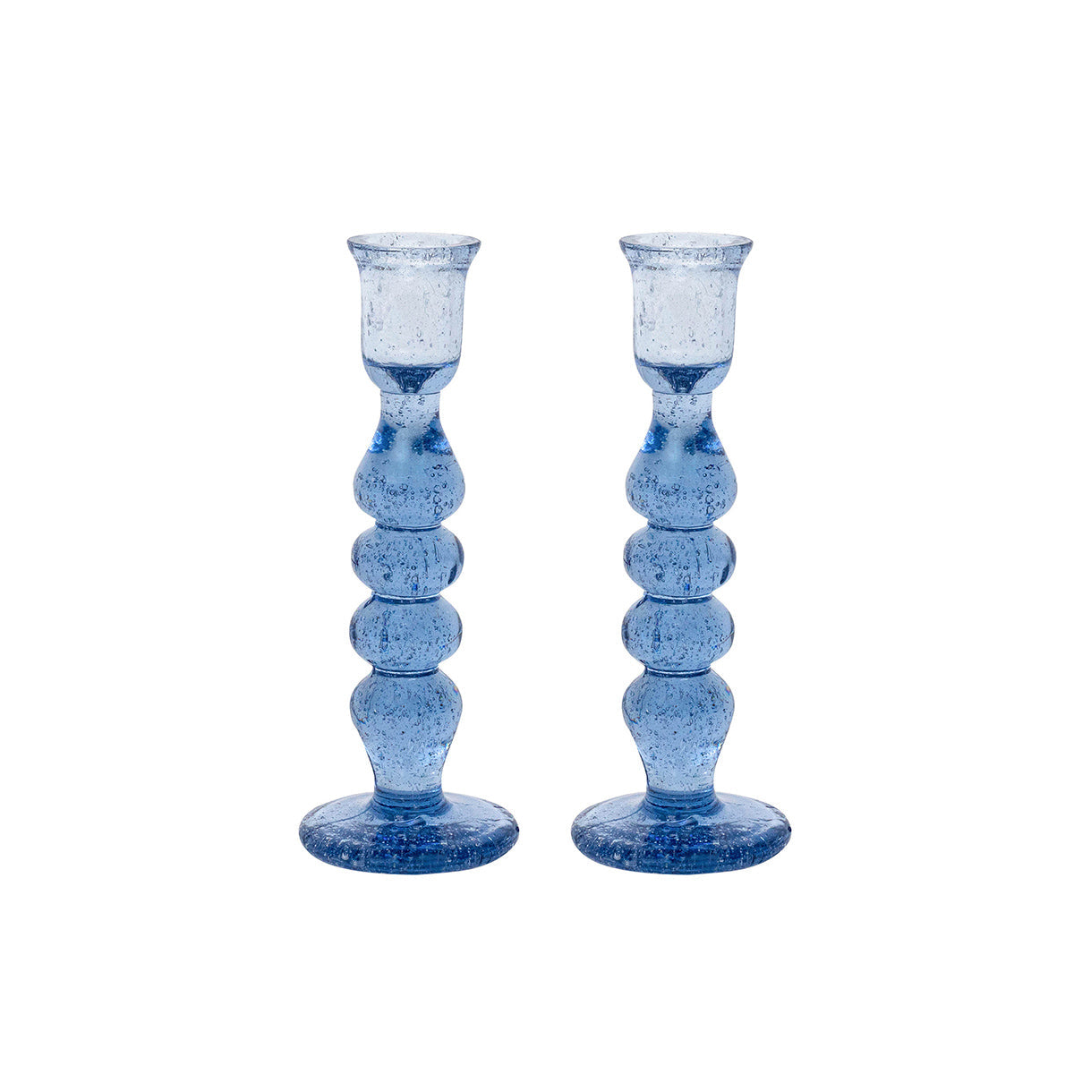 Provence 7" Candlesticks Set/2 Chambray