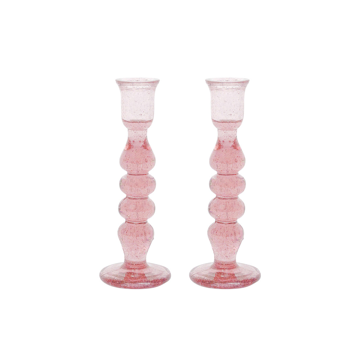 Provence 7" Candlesticks Set/2 Blush