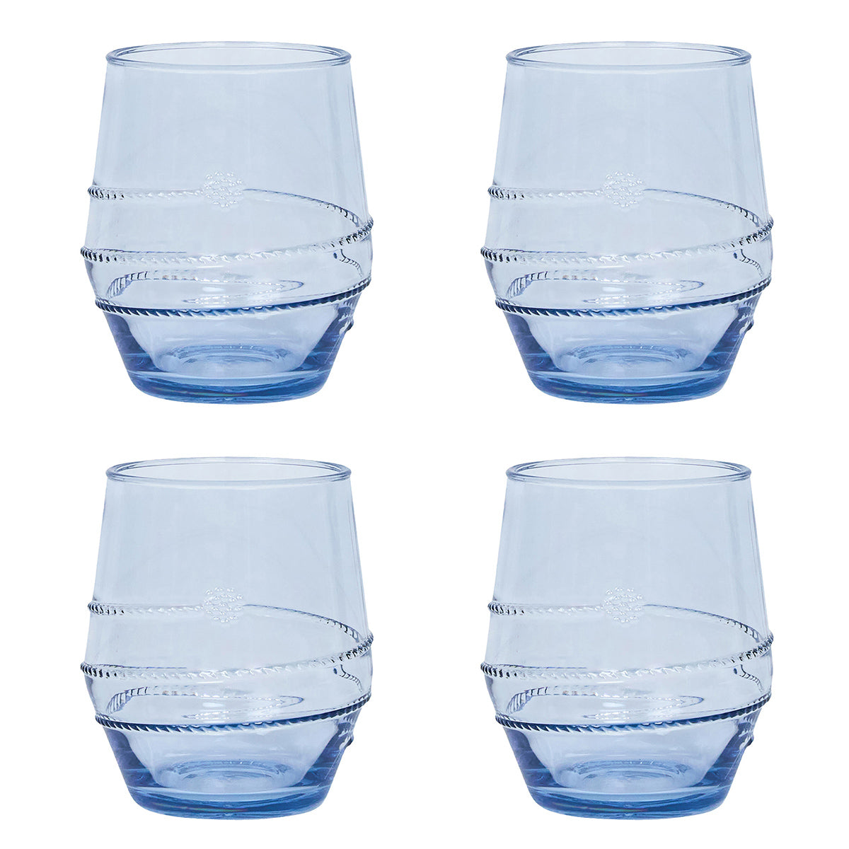 Amalia Acrylic Small Tumbler Ocean Set / 4