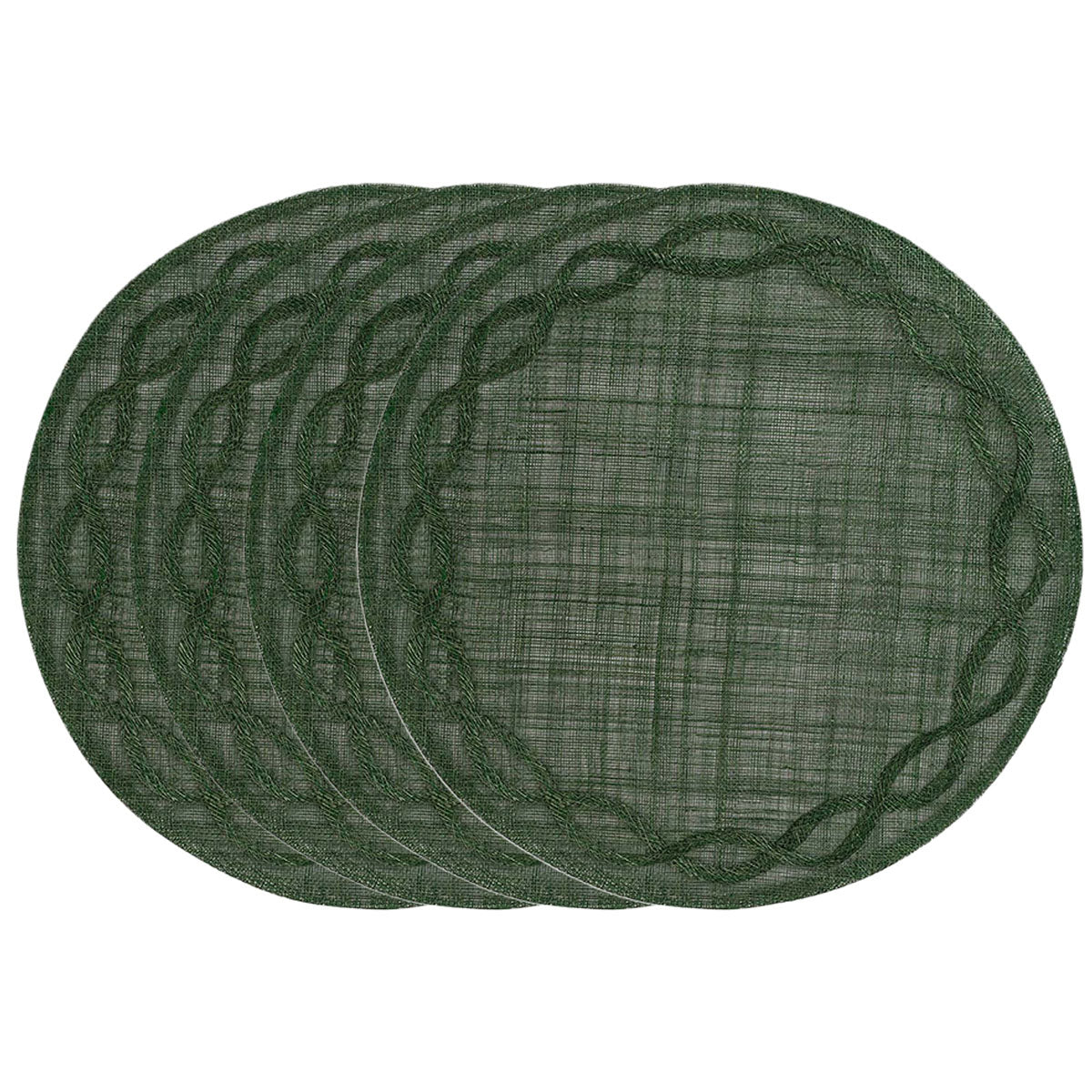 Tuileries Garden Placemat - Set of 4 Basil