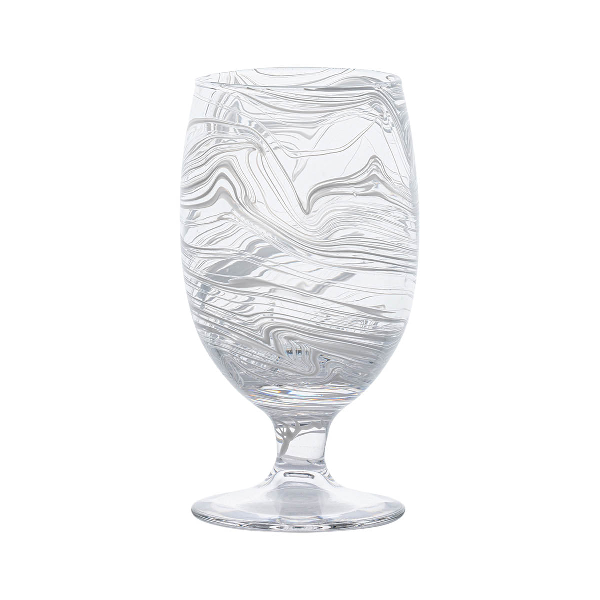 Puro Marbled Goblet White