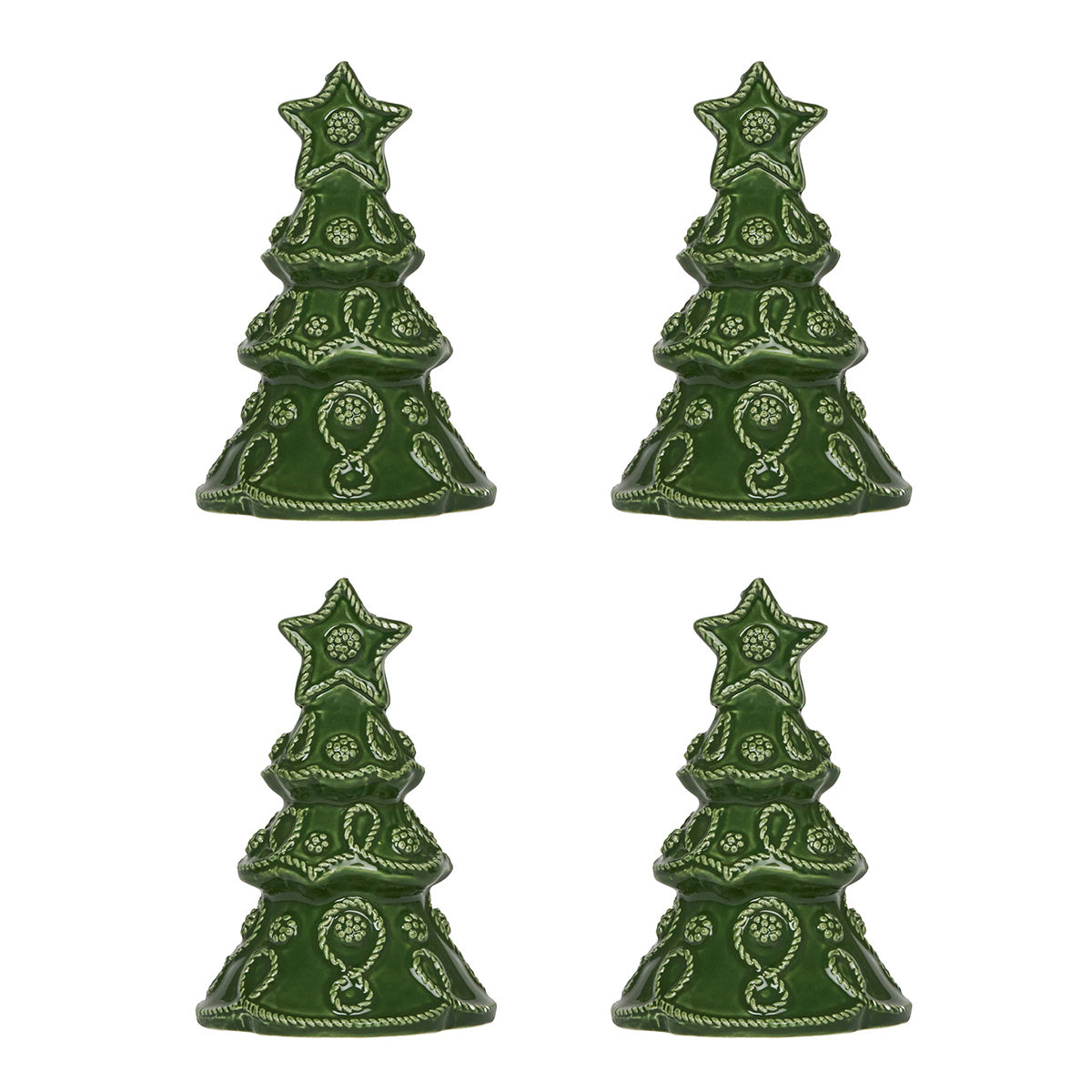 Berry & Thread Tree Place Card Holder Set/4 - Basil