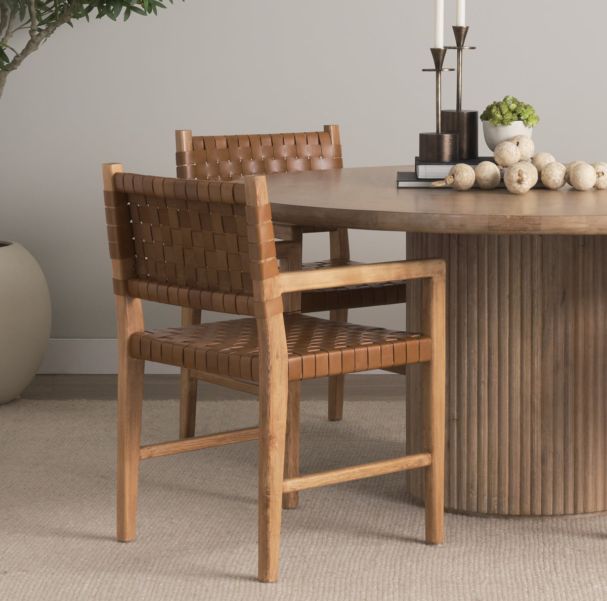 Fleur du Sud Arm Dining Chair