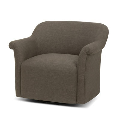Adeline Swivel Chair, Mocha