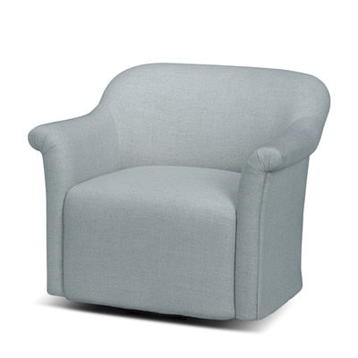 Adeline Swivel Chair, Serene Sky