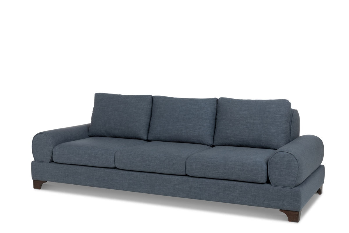 Evangeline Sofa, Heathered Navy