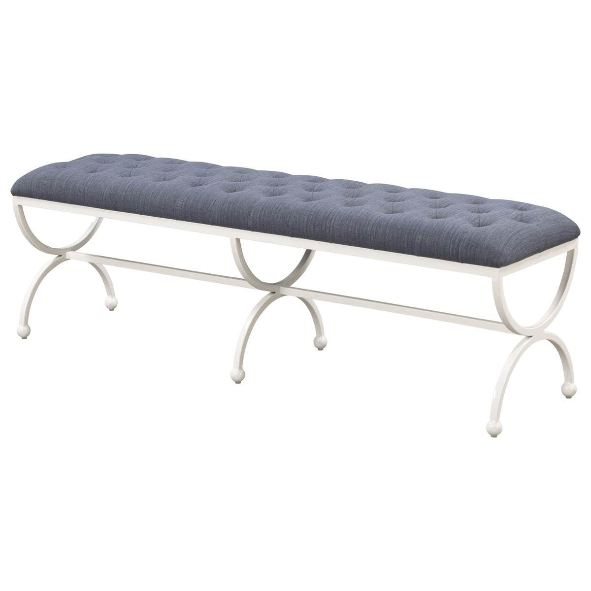 Atelier Long Bench, Hydrangea White