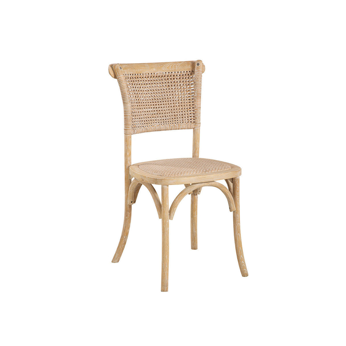 Ashbourne Side Chair — White Washed