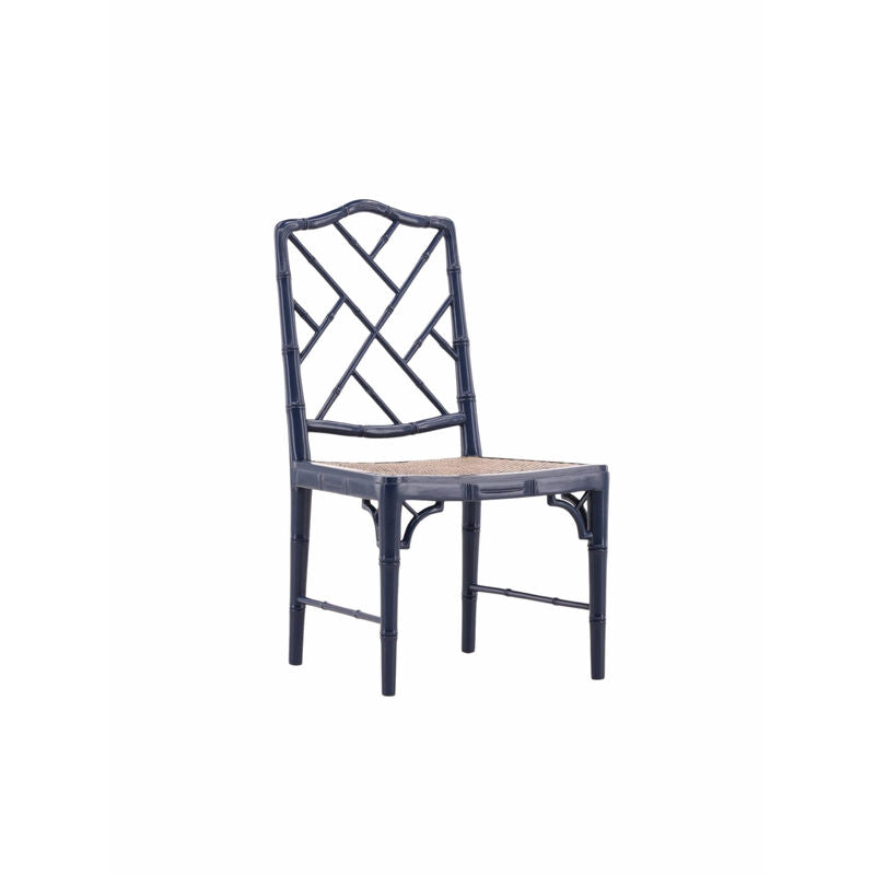 Orleans Bamboo Side Chair — Blue