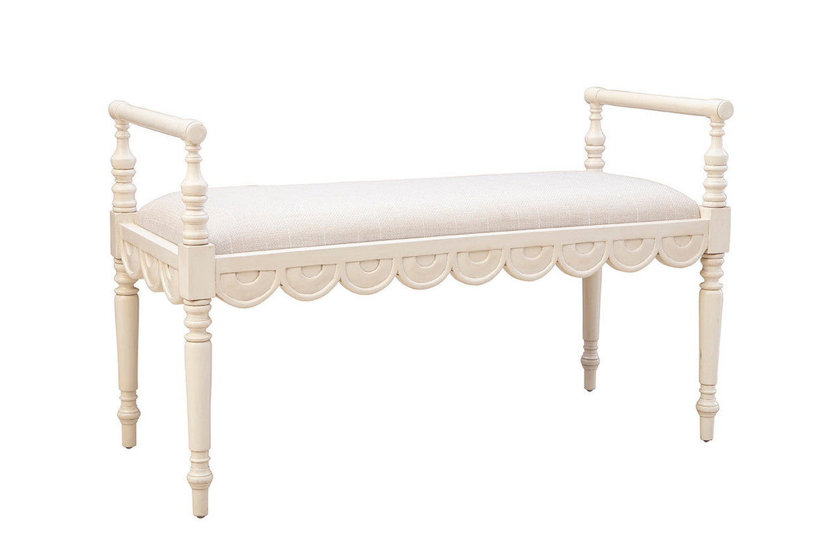 Giverny Bench — Cream