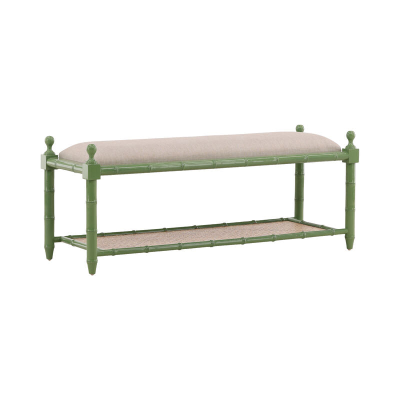 Leontine Bench — Green