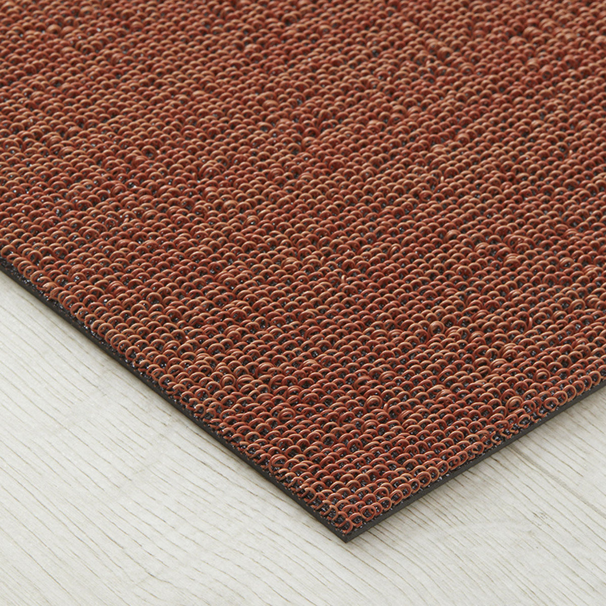 Heathered Shag Mats - Burnt Coral