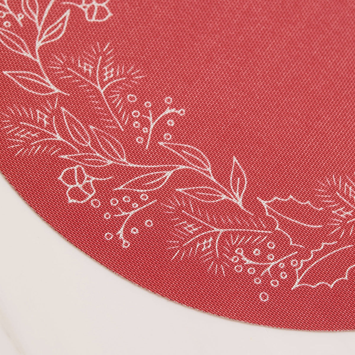 Wreath Placemats - Crimson