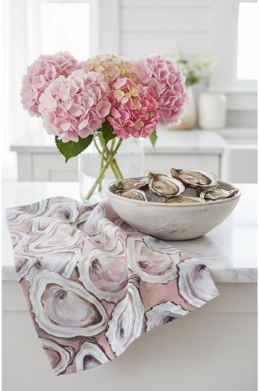 Blush Oyster Tea Towel — photo 1