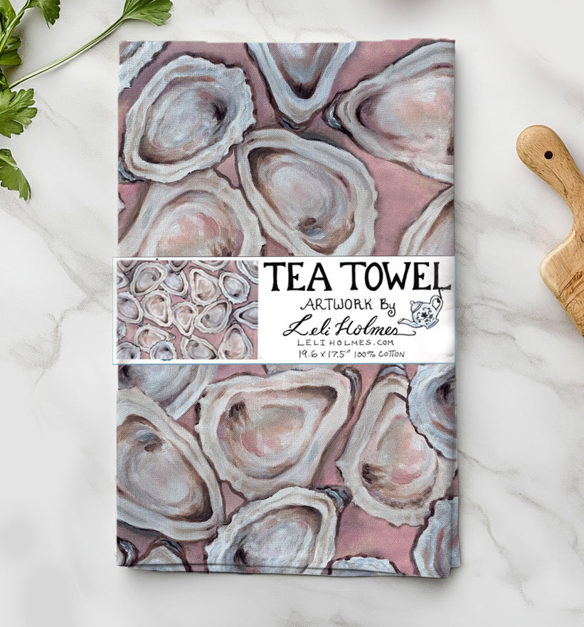 Blush Oyster Tea Towel — photo 6