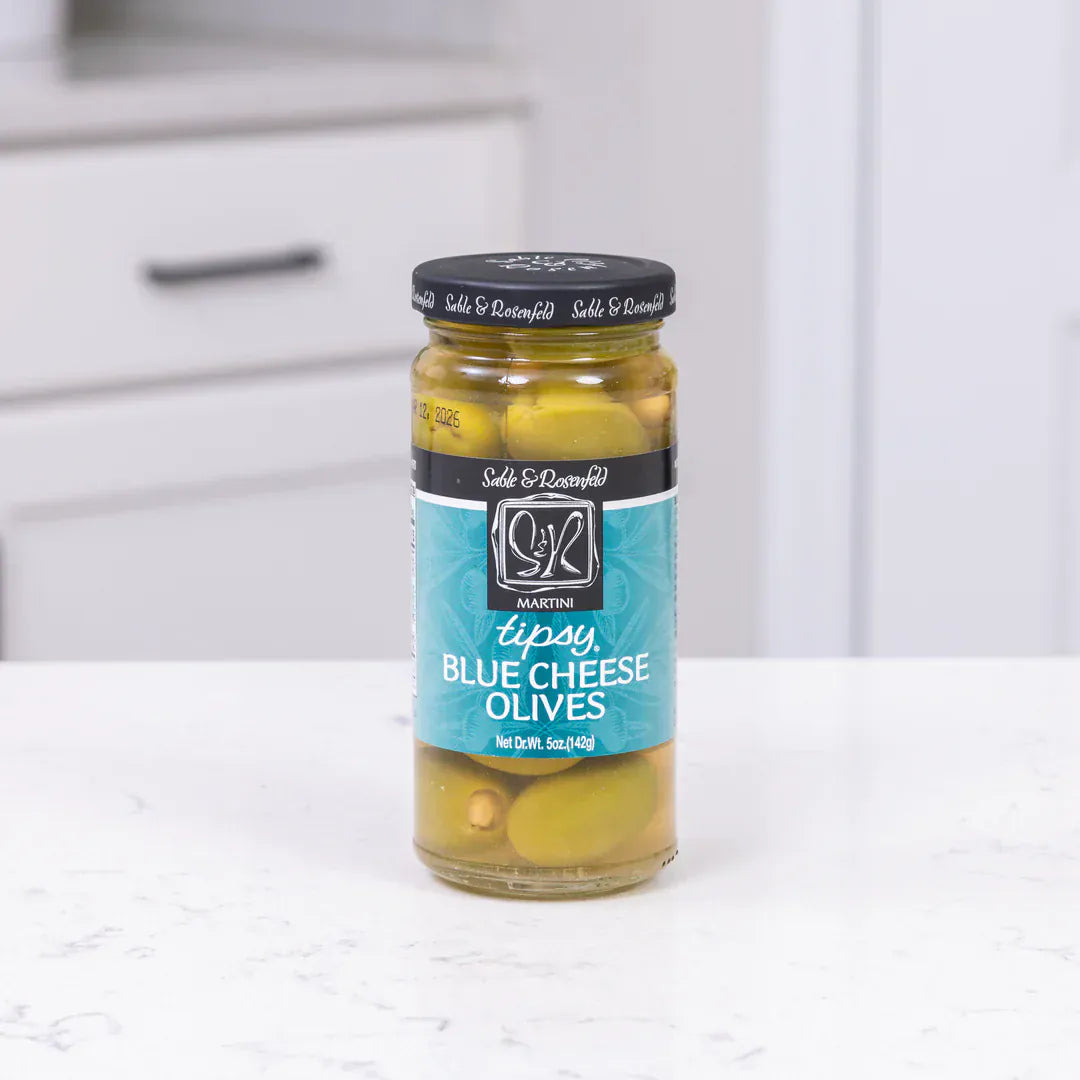 Sable & Rosenfeld Blue Cheese Stuffed Tipsy Olives, 5 oz