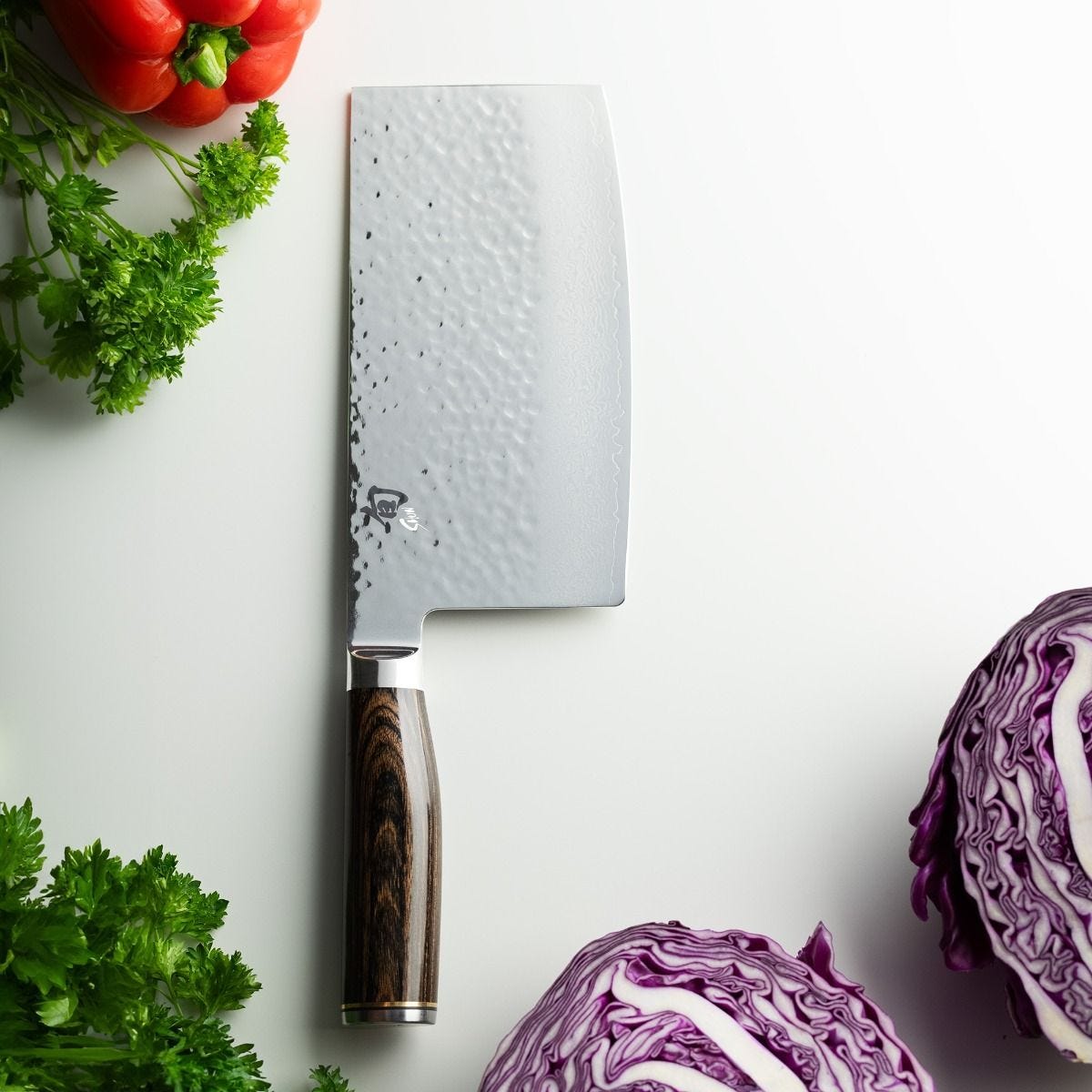 Shun Premier 7” Vegetable Cleaver — Walnut