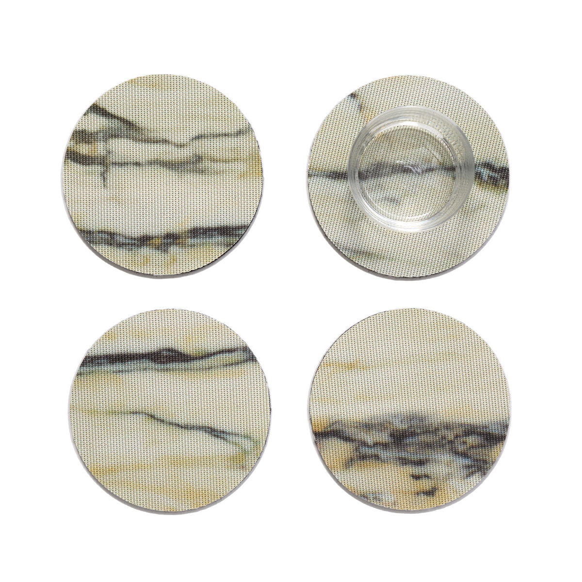 Marble Coasters- Gold
